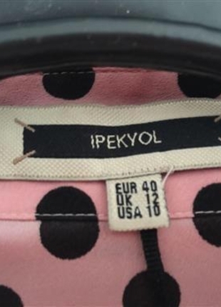 ipekyol ipekyol puantiyeli tunik bluz