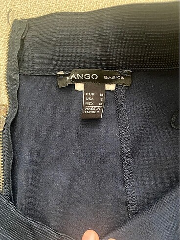 Mango Mango pantolon dar lacivert çok şık