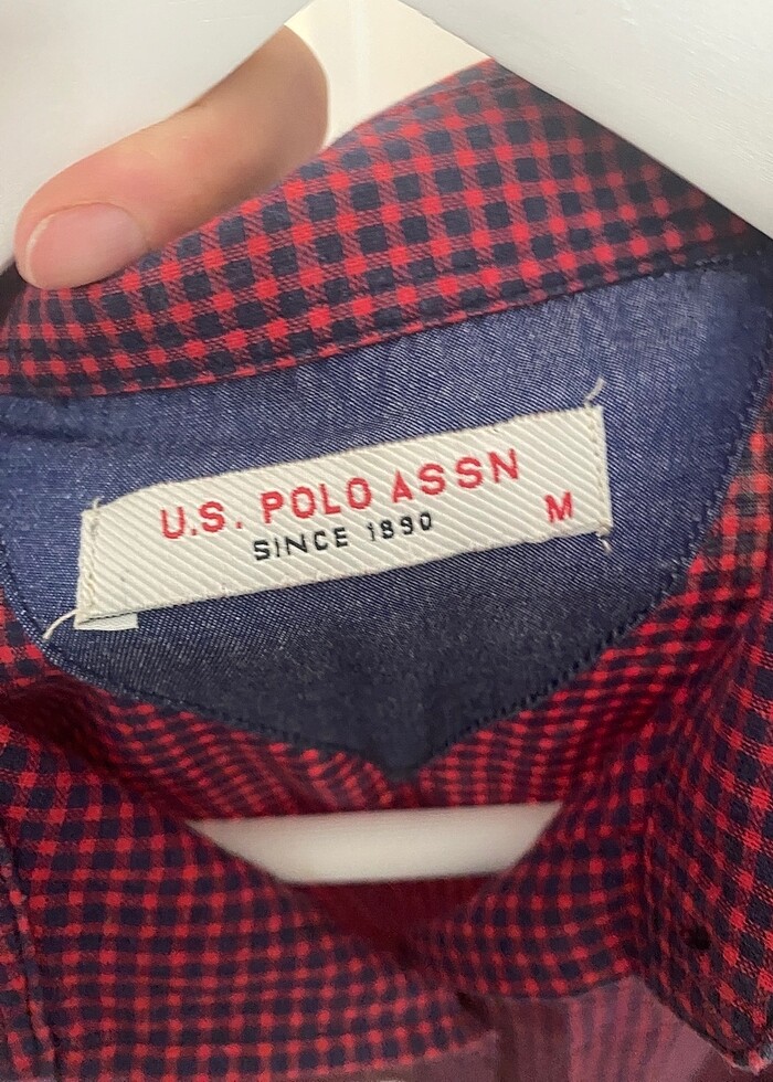 Çok renkli gömlek polo M beden kareli çok şık - Görsel 3