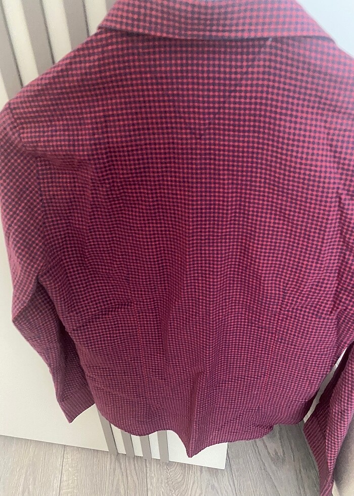 Çok renkli gömlek polo M beden kareli çok şık - Görsel 2