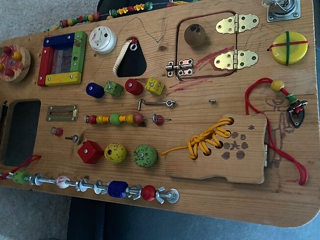 Montessori duyusal motor gelişim paneli