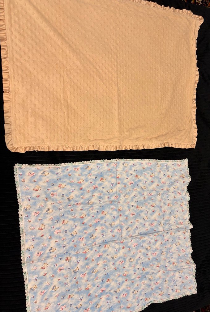 Mavi ve Bej Pastel Çocuk Battaniyesi - Görsel 3