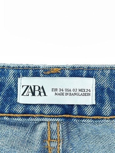 34 Beden mavi Renk Zara Jean / Kot %70 İndirimli.