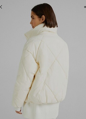 Bershka Bershka dik yaka puffer mont