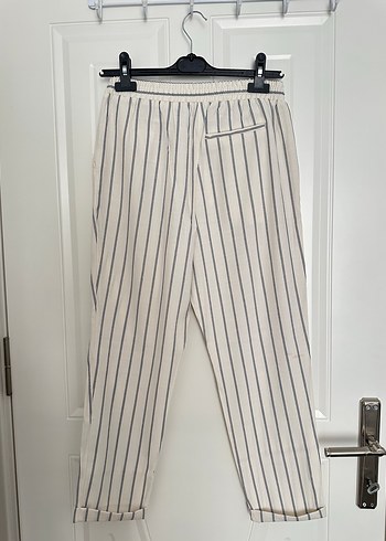 Mavi çizgili pantolon - Görsel 3