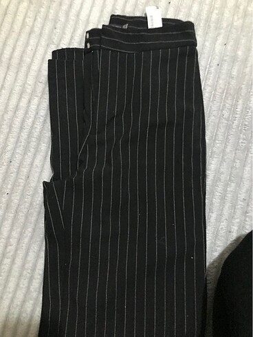 Wide leg kumas pantalon