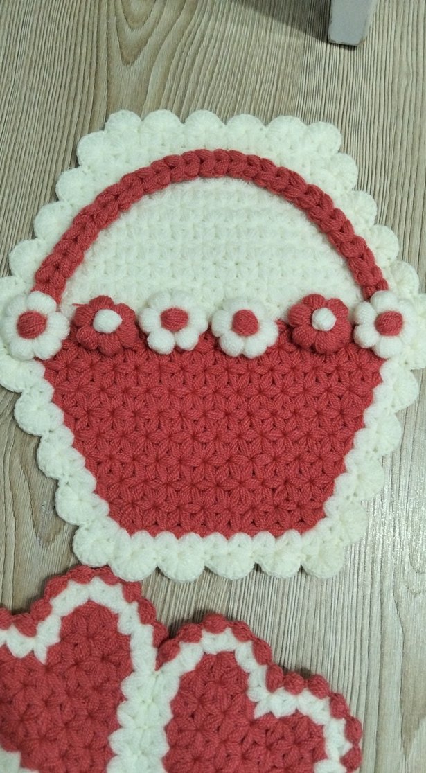 Renkli Örgü Banyo Süngeri Seti - Görsel 2