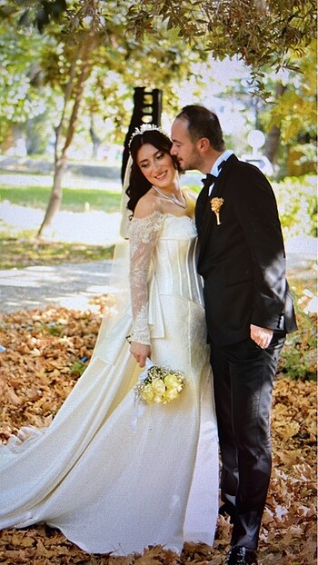 Özel Dikim Lez Fransız Dantel Balık Gelinlik - Görsel 2