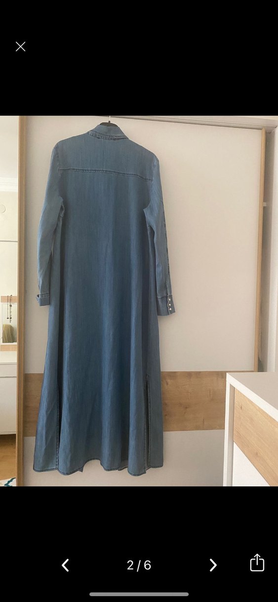 Setrms markaUzun Kollu Nakışlı Uzun Kot tunik - Görsel 2