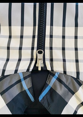 Kadın Ekoseli Uzun Kollu çift taraflı yağmurluk - Görsel 6