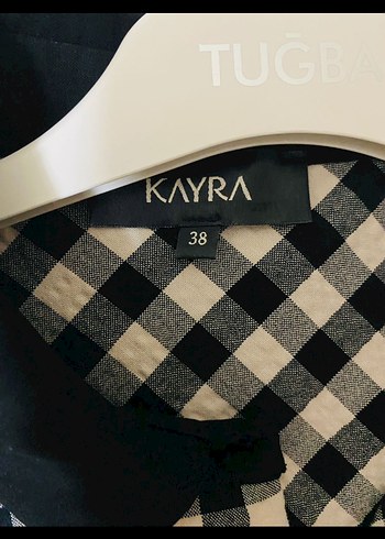 Kayra uzun boy ekoseli tunik - Görsel 4