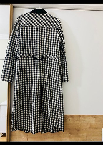 Kayra uzun boy ekoseli tunik - Görsel 2