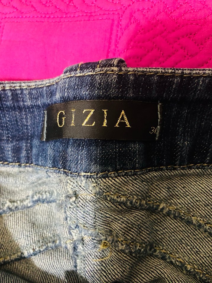 Düğmeli Mavi Midi Denim Kadın Kot Pantolon - Görsel 5