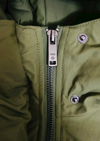 Yeşil Kapüşonlu Kadın Ceket - Görsel 7