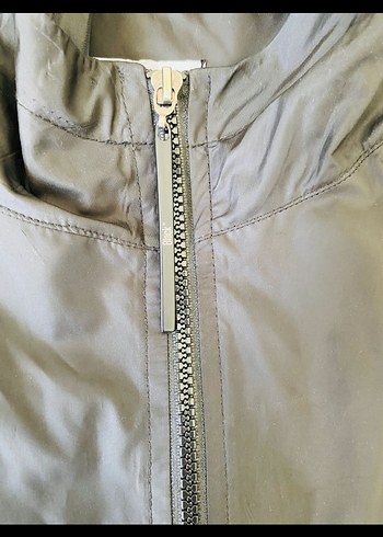 Kadın Siyah Uzun Kemerli Yağmurluk - Görsel 4