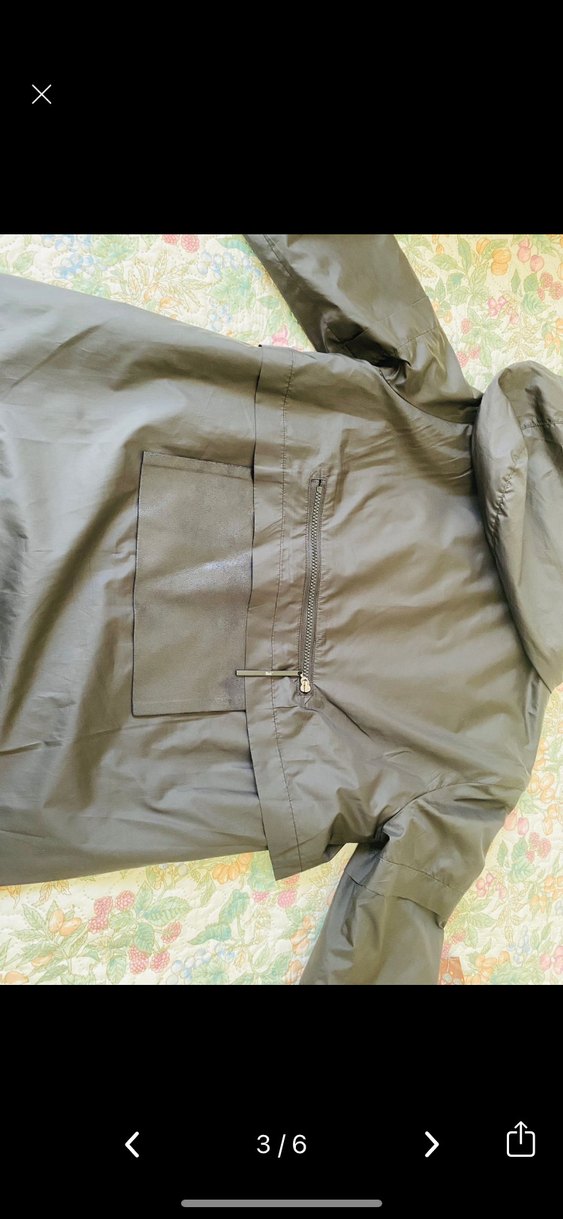 Kadın Siyah Uzun Kemerli Yağmurluk - Görsel 3