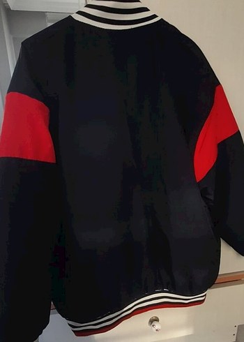 40 Beden Lacivert Baskılı Unisex Ceket