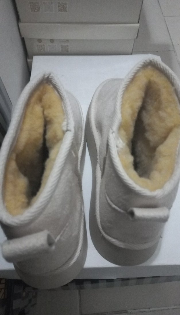 Gri Kadın Süet Dolgu Topuk Bot - Görsel 3