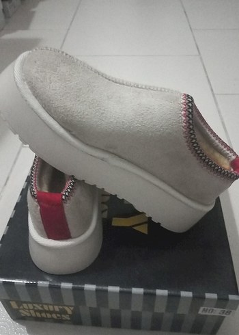 Gri Kadın Dolgu Topuklu Spor Ayakkabı - Görsel 4