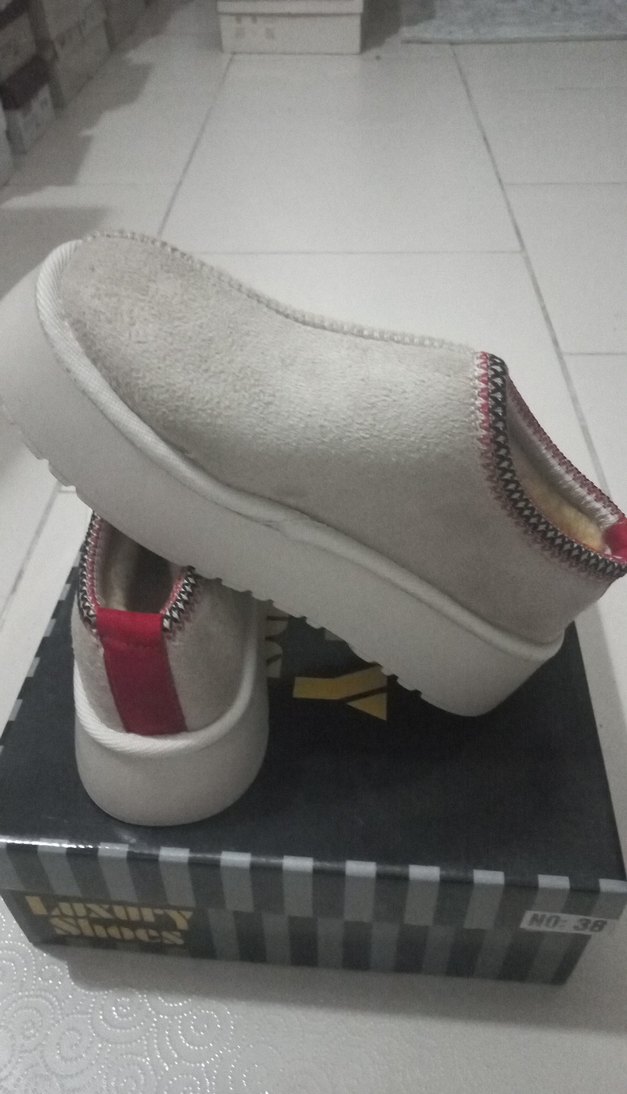 Gri Kadın Dolgu Topuklu Spor Ayakkabı - Görsel 4