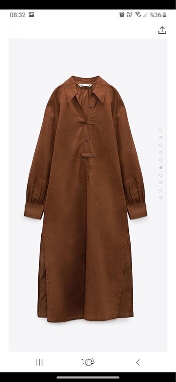 Zara keten elbise