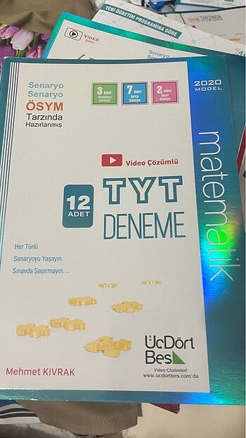 345 Yayınları 12li Matematik Denemesi
