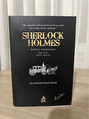 ÖZEL BASIM- SHERLOCK HOLMES- CİLTLİ ŞÖMİZLİ