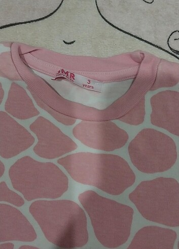 Diğer Kız çocuk alt üst pijama takımı 3 yaş