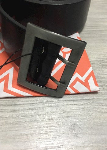 Gri Dokulu Erkek Kravat 130 cm kemer set - Görsel 3