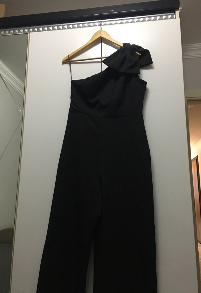 Siyah Drapeli Straplez Uzun Tulum - Görsel 2