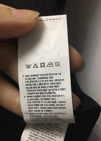 Siyah Uzun Kollu V Yaka Kadın Bluz - Görsel 3