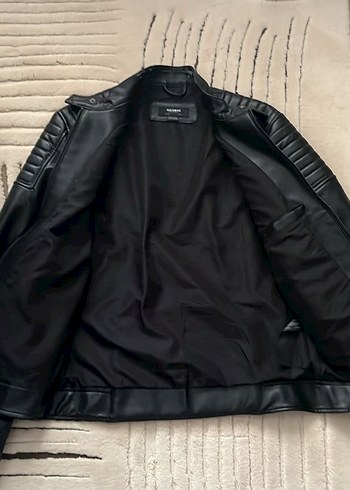 Siyah Erkek Deri Ceket - Görsel 3