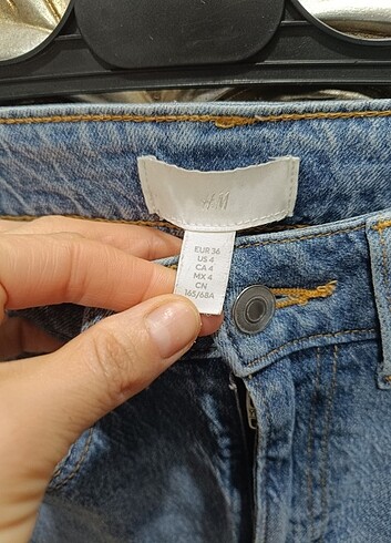 H&m yüksek bel jeans 