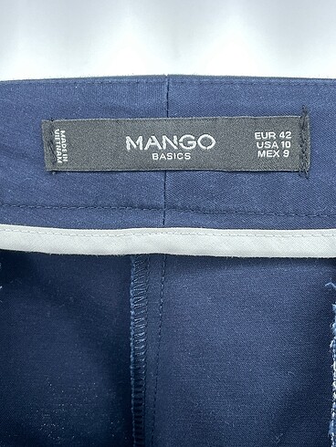 42 Beden lacivert Renk Mango Kumaş Pantolon %70 İndirimli.