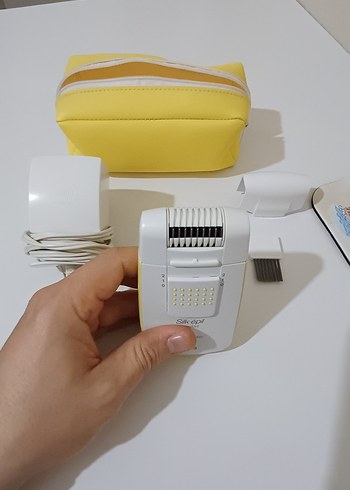 Braun Comfort Şarjlı Model Sarı Epilatör Seti - Görsel 4