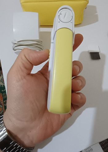 Braun Comfort Şarjlı Model Sarı Epilatör Seti - Görsel 6