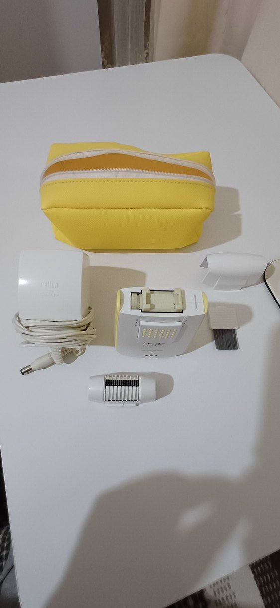 Braun Comfort Şarjlı Model Sarı Epilatör Seti - Görsel 5
