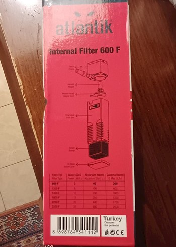 Atlantik İç Pompa Ve Filtre Tümleşik 600F Camel Renk - Görsel 5