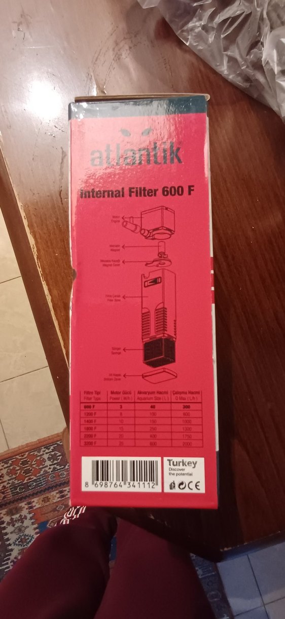 Atlantik İç Pompa Ve Filtre Tümleşik 600F Camel Renk - Görsel 5