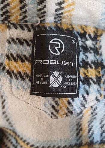 Erkek Oduncu Gömleği Slim Fit S Beden Doğal Pamuklu Sıfır Ürün - Görsel 3