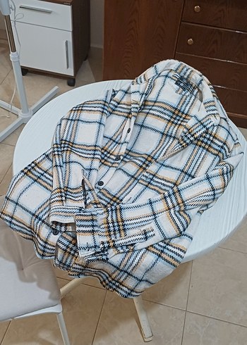 Erkek Oduncu Gömleği Slim Fit S Beden Doğal Pamuklu Sıfır Ürün - Görsel 2