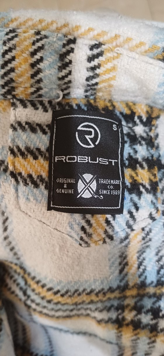 Erkek Oduncu Gömleği Slim Fit S Beden Doğal Pamuklu Sıfır Ürün - Görsel 3