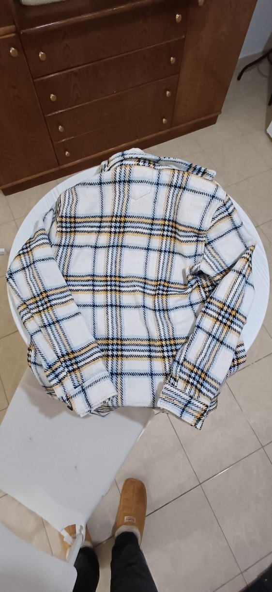 Erkek Oduncu Gömleği Slim Fit S Beden Doğal Pamuklu Sıfır Ürün - Görsel 4