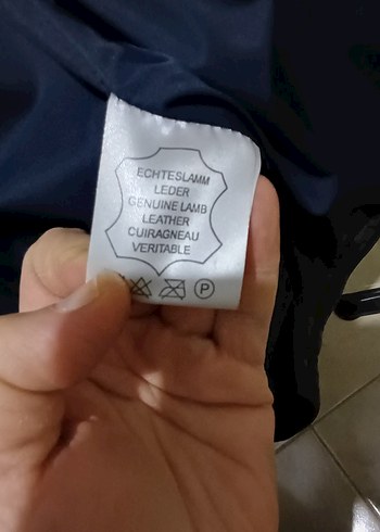 Hakiki Koyun Derisi Siyah Erkek Montu - Görsel 7