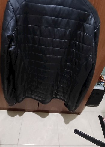 Hakiki Koyun Derisi Siyah Erkek Montu - Görsel 2