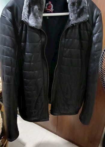 Hakiki Koyun Derisi Siyah Erkek Montu - Görsel 3