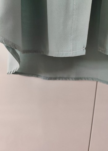 Düğmeli Uzun Kollu  Gömlek - Görsel 7