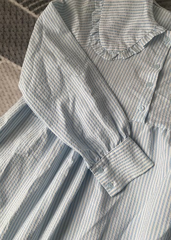 Mavi çizgili gömlek - Görsel 3