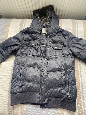 Unisex Kuş tüyü şişme mont