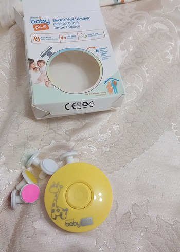Sarı Bebek Elektrikli Tırnak Kesici - Görsel 2